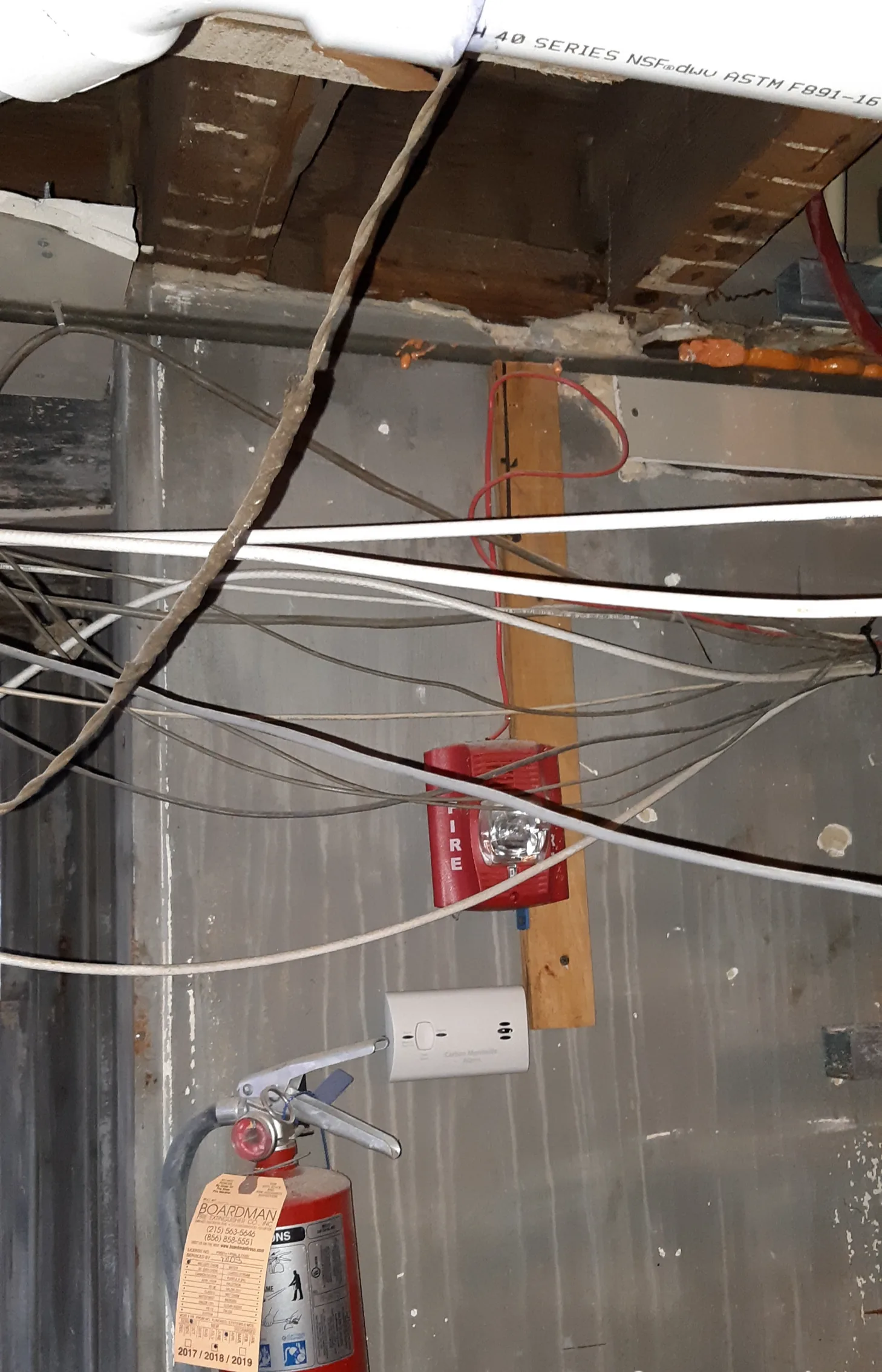 Class I and Class II wiring tied improperly
