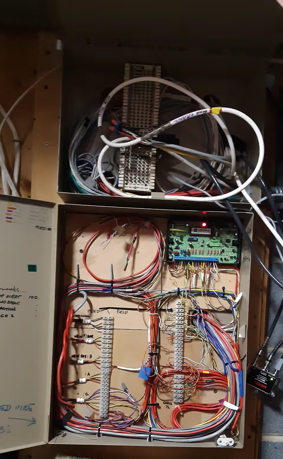 This is how they left the heater room.