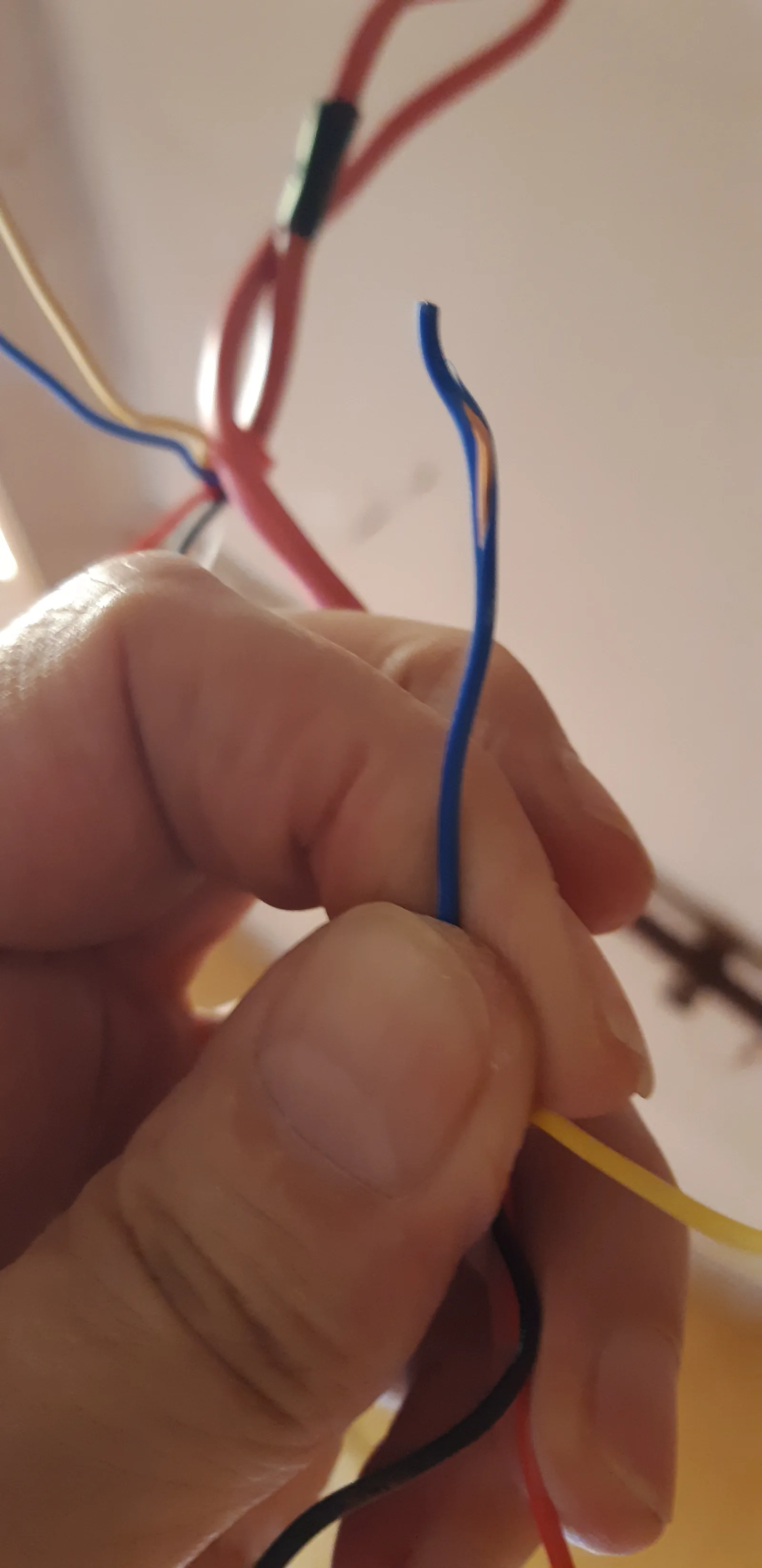 Poorly terminated wiring