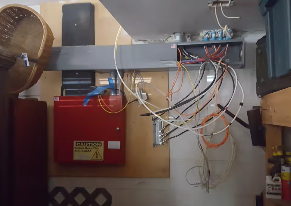 This is how they left the garage hub.