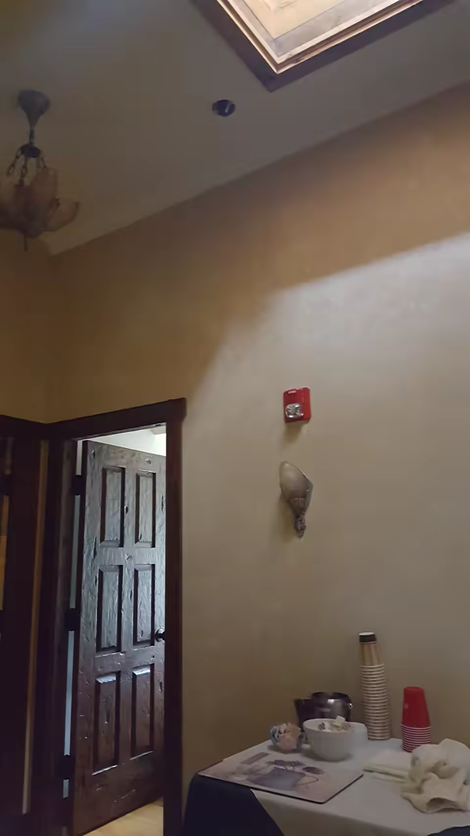 Horn/Strobe in loft.